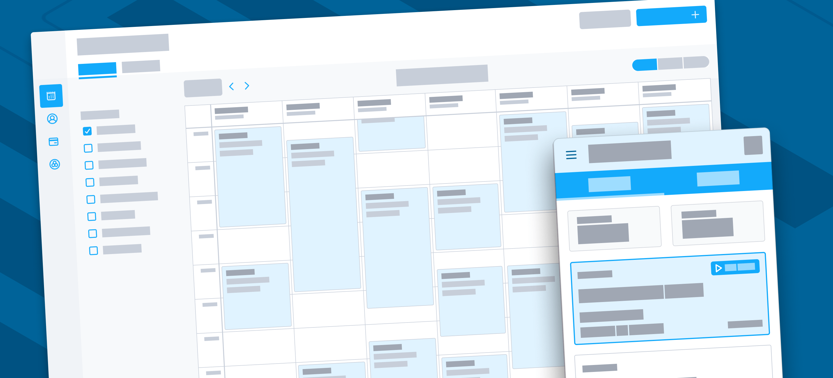 Wireframes for Office & Technician Apps